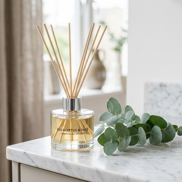 우아하고 깨끗한 리드 디퓨져