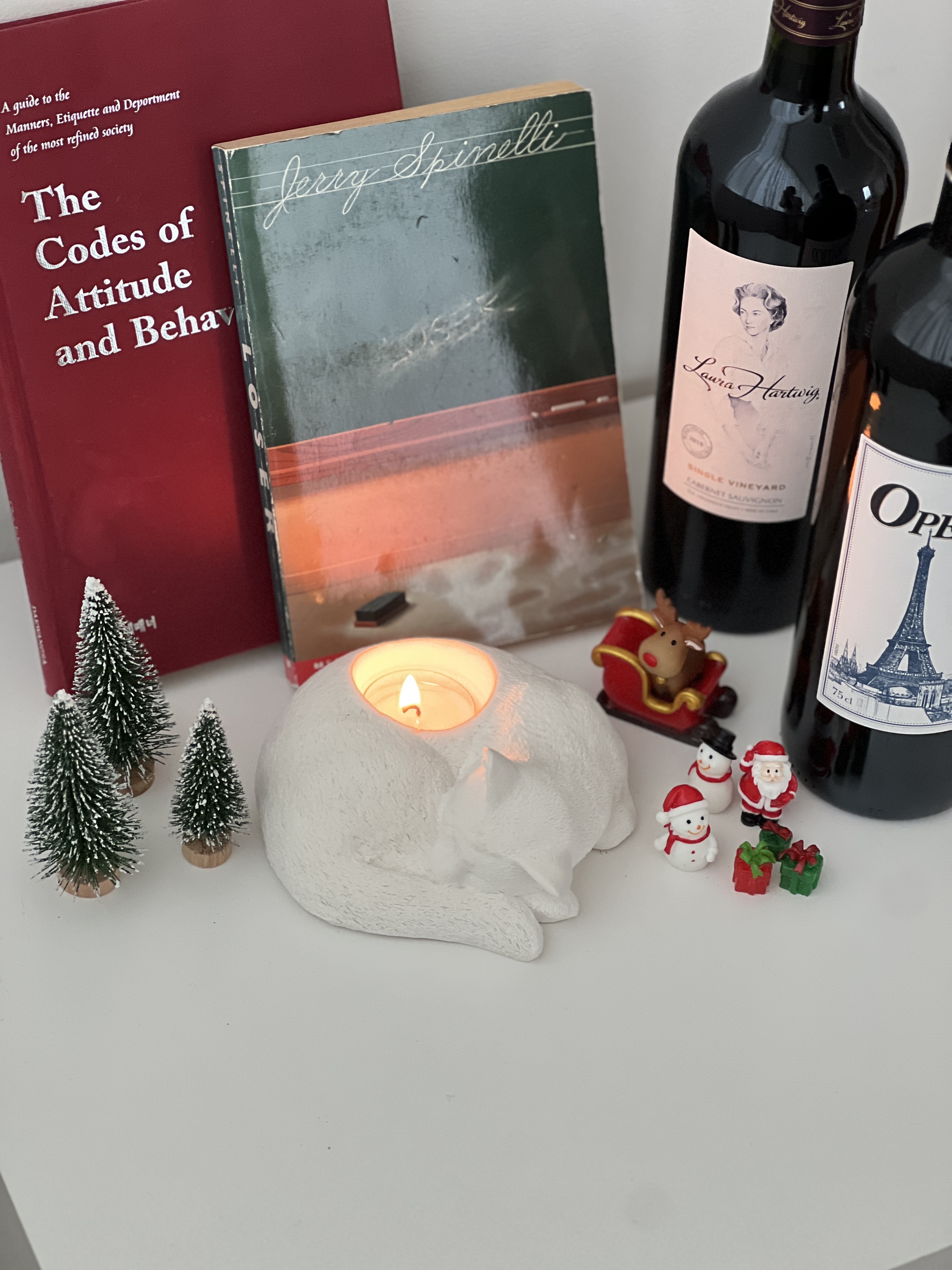 [무료 선물 포장] 고양이 티라이트 홀더 썸네일 3