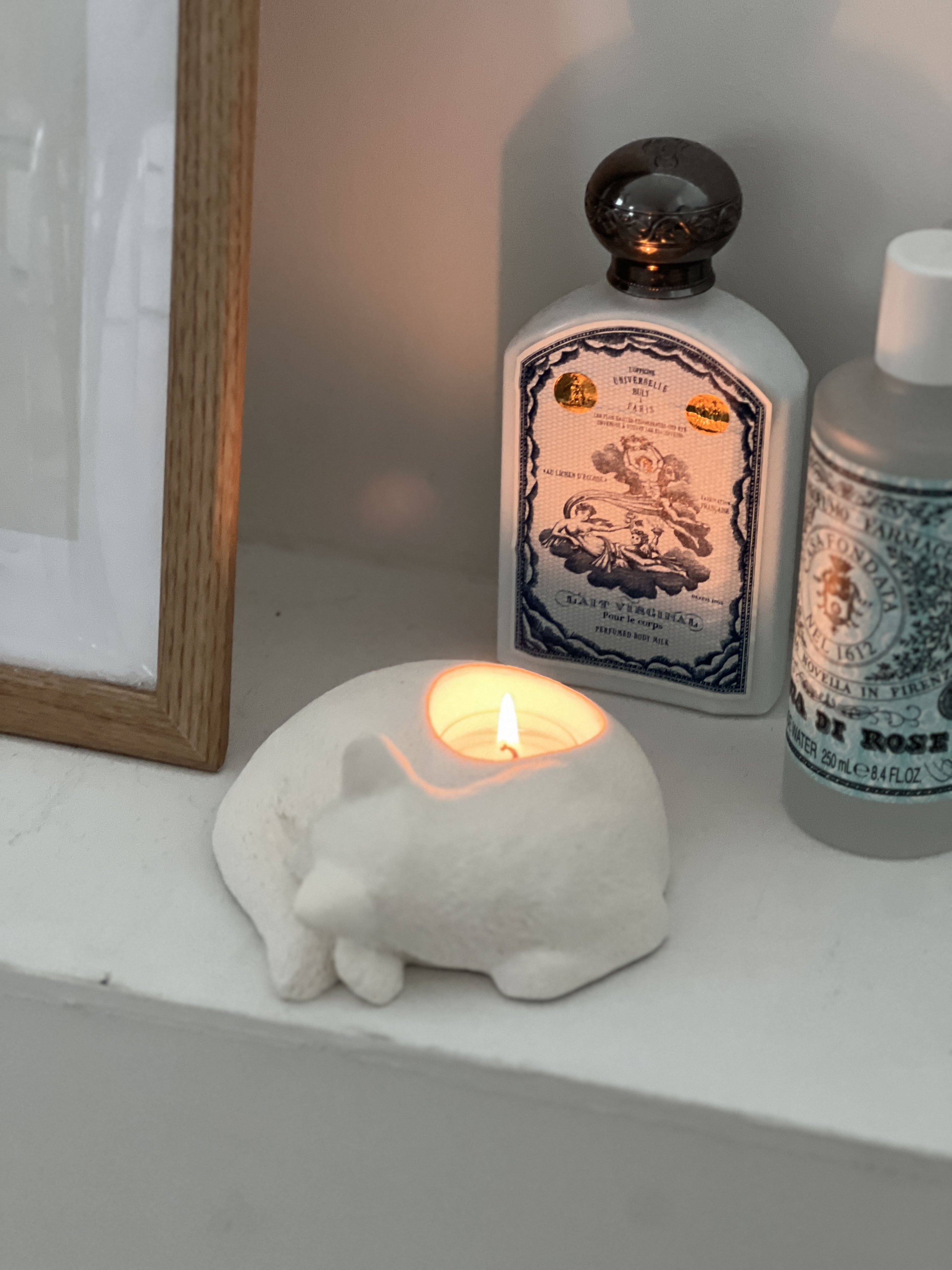 [무료 선물 포장] 고양이 티라이트 홀더 무드 컷 1