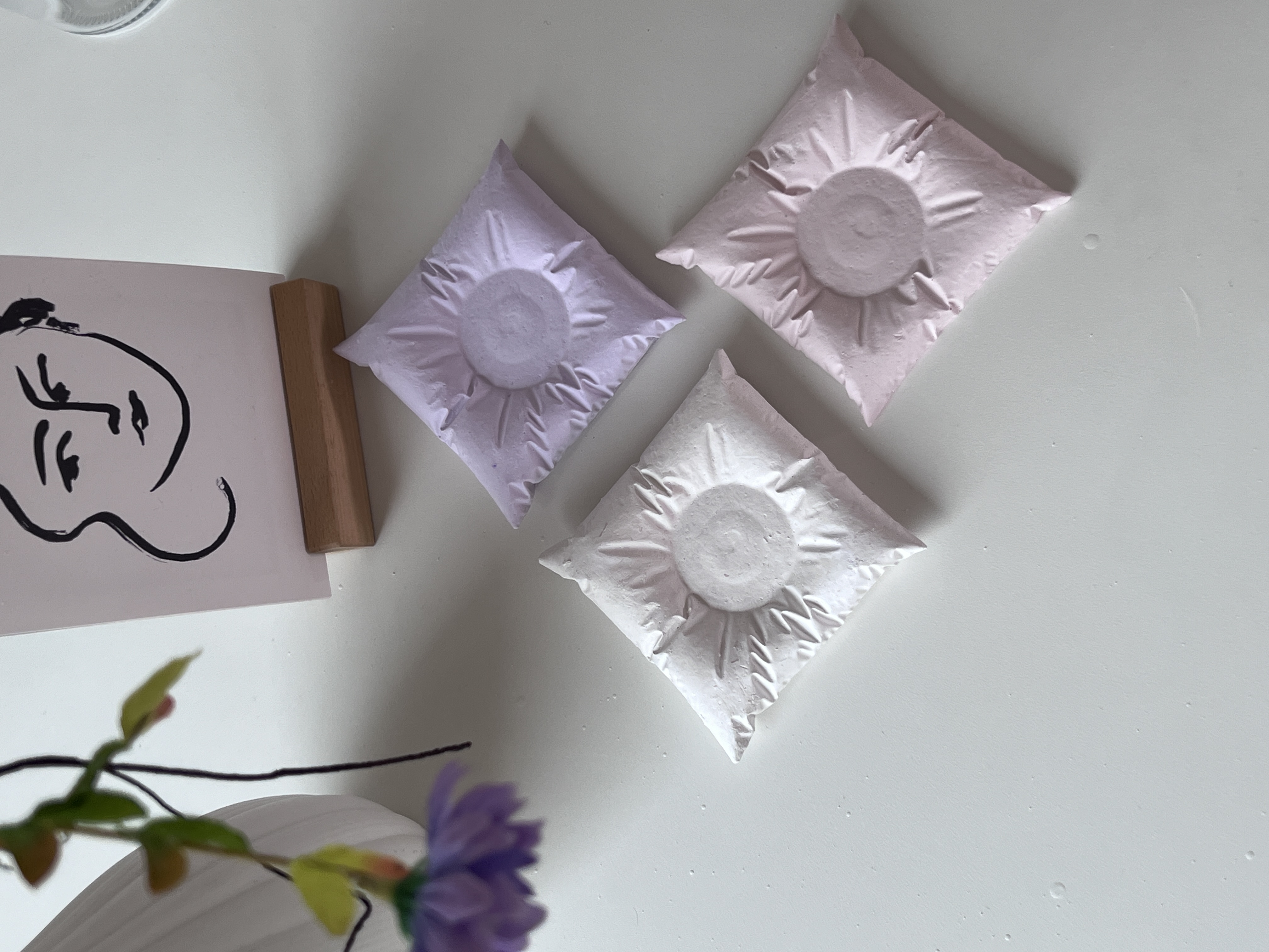 [무료 선물 포장] 쿠션 티라이트 홀더