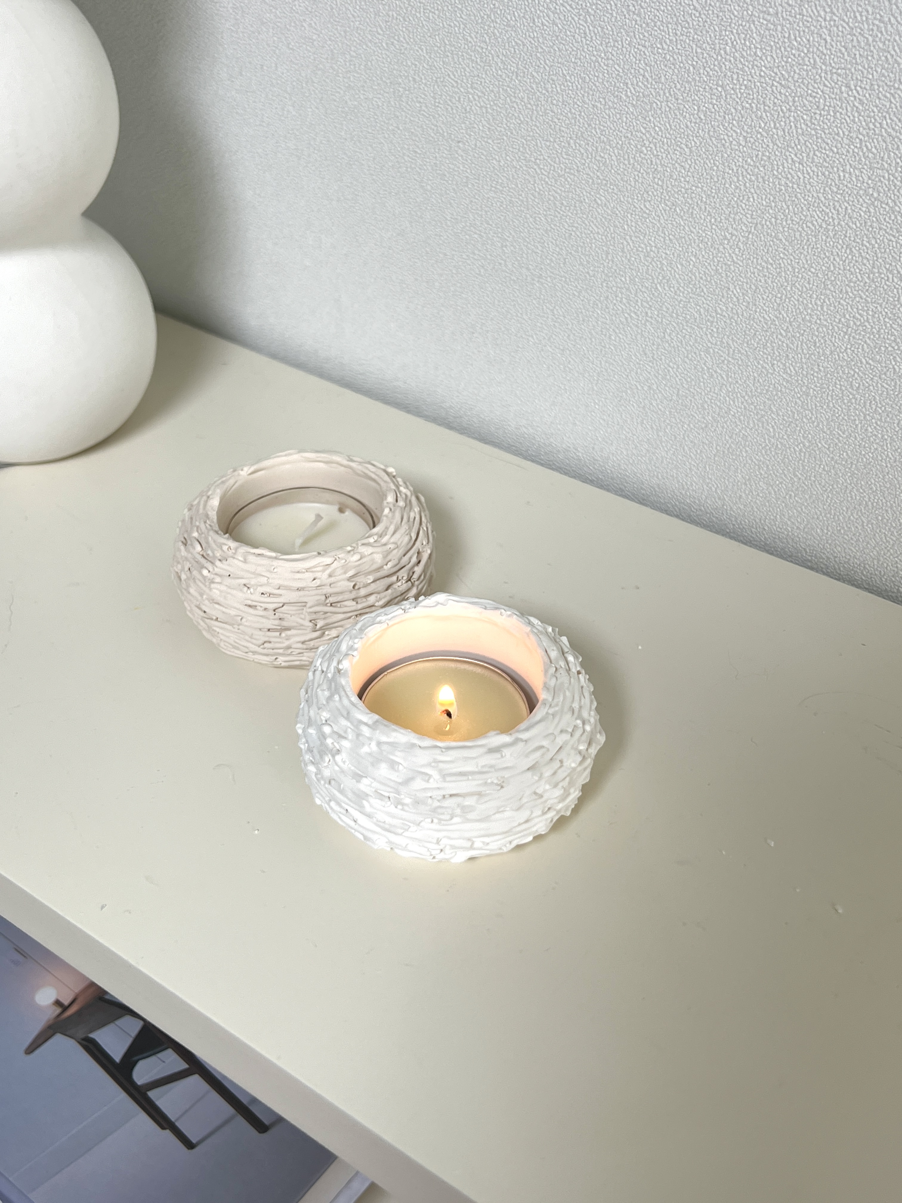 [무료 선물 포장] 둥지 티라이트 홀더 썸네일 3