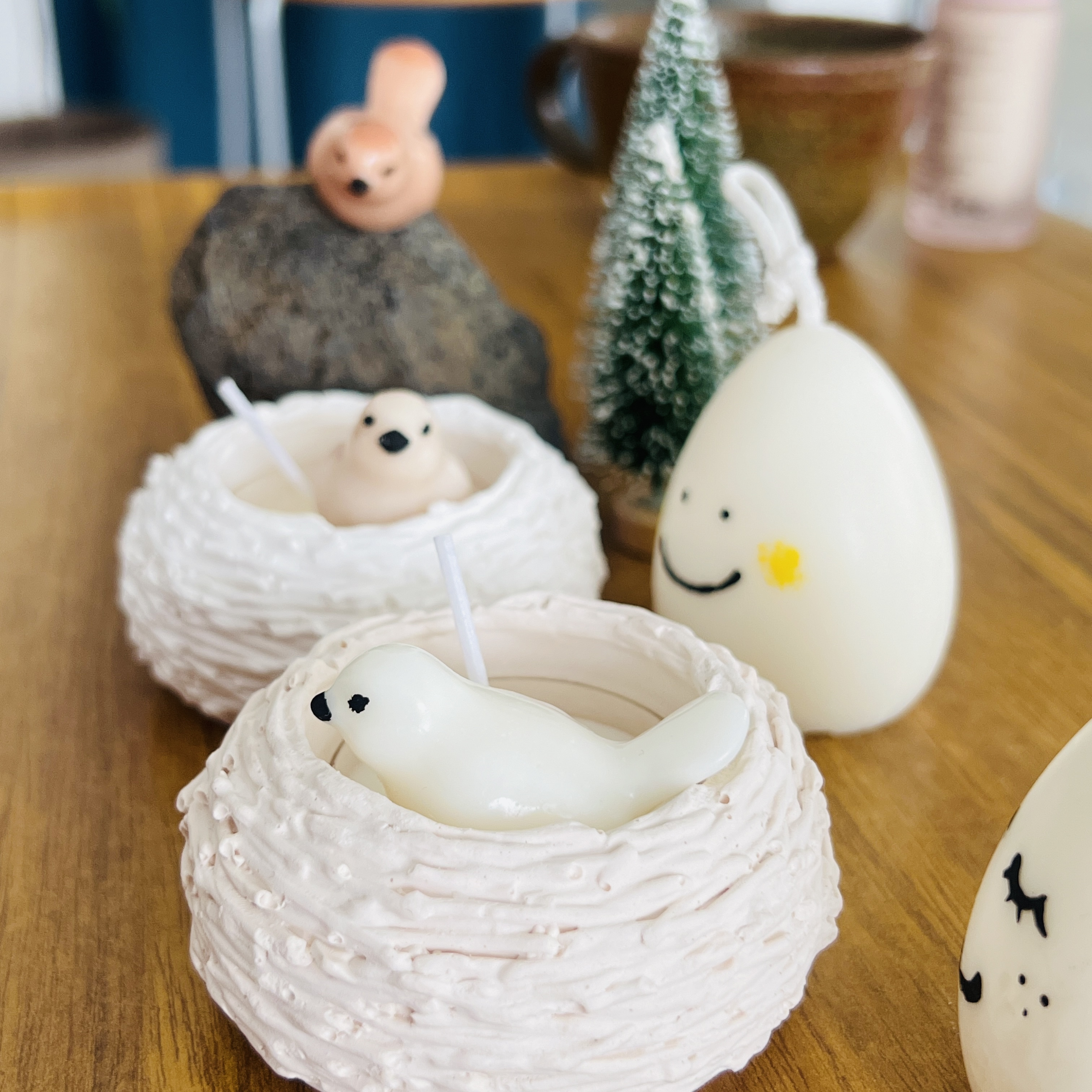 [무료 선물 포장] 둥지 티라이트 홀더 썸네일 6