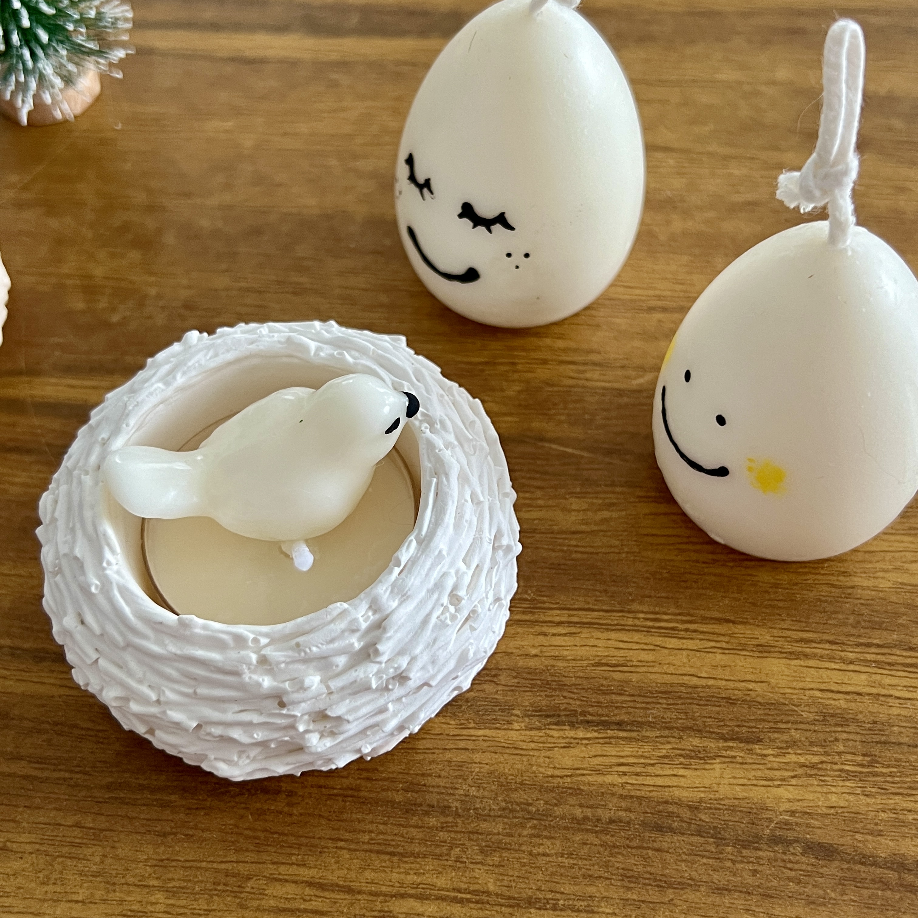 [무료 선물 포장] 둥지 티라이트 홀더 무드 컷 4